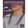 Zivacate Lampe de Lecture de Cou Rechargeable, 3 Températures & 5 Niveaux Réglables, Mains Libres, Minuterie 30/60 Min, Gradatio
