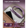 Zivacate Lampe de Lecture de Cou Rechargeable, 3 Températures & 5 Niveaux Réglables, Mains Libres, Minuterie 30/60 Min, Gradatio