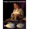 Zivacate Lampe de Lecture de Cou Rechargeable, 3 Températures & 5 Niveaux Réglables, Mains Libres, Minuterie 30/60 Min, Gradatio