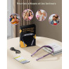 Zivacate Lampe de Lecture de Cou Rechargeable, 3 Températures & 5 Niveaux Réglables, Mains Libres, Minuterie 30/60 Min, Gradatio