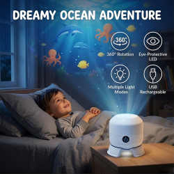 Projecteur LED rotatif dynamique, projecteur de ciel étoilé avec socle, lampe LED étoilée pour enfants, projecteur galaxie pour 