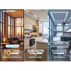Blaupunkt Lampe LED G9 Capsule 4W 500lm Blanc Chaud pour Lustres, Lot de 6 | Lot économique, Ampoule capsule G9 230V, Faible con