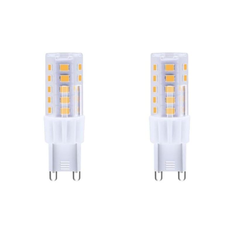 Blaupunkt LED G9 Ampoule Dépolie 4W 500lm 4000K Blanc Naturel, Lot de 2 | Sans scintillement, Finition dépolie anti-reflets, 400
