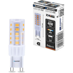 Blaupunkt LED G9 Ampoule Dépolie 4W 500lm 4000K Blanc Naturel, Lot de 2 | Sans scintillement, Finition dépolie anti-reflets, 400