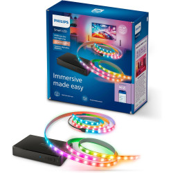 Philips Smart Lighting HDMI Sync Box 2.1 8 K, Rétroéclairage TV 55-65 pouces, Ruban LED RGBIC, Taux de Rafraîchissement Ultra-Ra