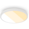 BRILONER - Plafonnier LED, 18W 2000lm, 2700K 3000K 4000K, IP44 Protection éclaboussures, plafonnier lumineux, lampe salle de bai