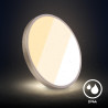 BRILONER - Plafonnier LED, 18W 2000lm, 2700K 3000K 4000K, IP44 Protection éclaboussures, plafonnier lumineux, lampe salle de bai