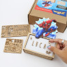 WONDEE Lampe Spider-Man Personnalisable avec Lettres et Dessins, Veilleuse Enfant et Bebe Personnalisée Marvel Spiderman - Decor