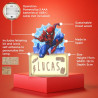 WONDEE Lampe Spider-Man Personnalisable avec Lettres et Dessins, Veilleuse Enfant et Bebe Personnalisée Marvel Spiderman - Decor