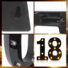 Chiffres lumineux LED - Chiffres lumineux - Chiffres 18 - 21,6 cm - Chiffres lumineux pour 18e anniversaire - Décoration de mari