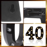 Chiffres lumineux à LED - Chiffres lumineux - Chiffres 40 - 21,6 cm - Chiffres lumineux pour 40e anniversaire - Décoration de ma