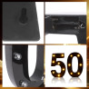 Chiffres lumineux LED - Chiffres lumineux - Chiffres 50 - 21,6 cm - Chiffres lumineux pour 50e anniversaire - Décoration de mari