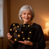 Chiffres lumineux à LED - Chiffres lumineux 60 - 21,6 cm - Chiffres lumineux pour 60e anniversaire - Décoration de mariage - Déc