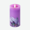 Disney DISVILED01V Bougie LED violette inspirée des méchants Ursula (flamme unique)
