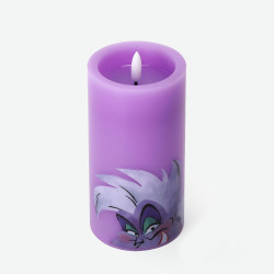 Disney DISVILED01V Bougie LED violette inspirée des méchants Ursula (flamme unique)