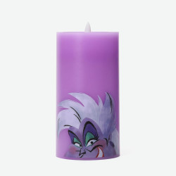 Disney DISVILED01V Bougie LED violette inspirée des méchants Ursula (flamme unique)