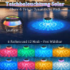 Toowell Éclairage de piscine solaire étanche à LED avec télécommande, RVB, minuterie, 6 couleurs, 12 modes, éclairage flottant p