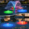 Toowell Éclairage de piscine solaire étanche à LED avec télécommande, RVB, minuterie, 6 couleurs, 12 modes, éclairage flottant p