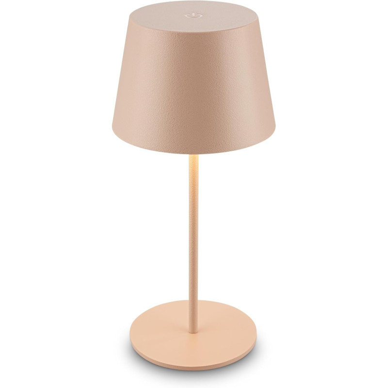 Briloner - lampe de table sans fil, variateur tactile continu, fonction mémoire, ip44, câble usb-c, batterie remplaçable, lampe 