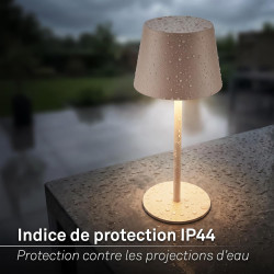 Briloner - lampe de table sans fil, variateur tactile continu, fonction mémoire, ip44, câble usb-c, batterie remplaçable, lampe 