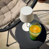 BRILONER - Lampe de table sans fil, variateur tactile continu, fonction mémoire, ip44, câble usb-c, batterie remplaçable, lampe 