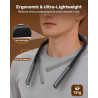 Zivacate Lampe de Lecture de Cou Rechargeable, 3 Températures & 5 Niveaux Réglables, Mains Libres, Minuterie 30/60 Min, Gradatio