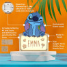 WONDEE Lampe Stitch Personnalisable [Comprend Kit de Lettres et Dessins], Disney Veilleuse Stich Bébé et Enfant Personnalisée - 