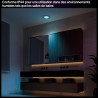 Philips Hue Spot Encastrable Fin, Plafonnier LED Encastré, 1000 lm, 90 mm, Fin, Spectre Complet 1000 K-20000 K, Gradation Ultra 