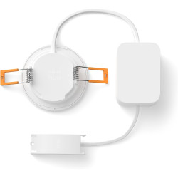 Philips Hue Spot Encastrable Fin, Plafonnier LED Encastré, 1000 lm, 90 mm, Fin, Spectre Complet 1000 K-20000 K, Gradation Ultra 