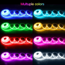 Wifi 10M COB RGB Ruban Led Chambre 576led/M 5760leds 24V Bande LED fonctionne avec Google Home assistant/Alexa,Rubans à LED dimm