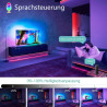 Wifi 10M COB RGB Ruban Led Chambre 576led/M 5760leds 24V Bande LED fonctionne avec Google Home assistant/Alexa,Rubans à LED dimm