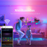 5m wifi COB RGB LED bande lumineuse avec chaîne lumineuse 576led/M 24V dimmable lumière LED déformable avec télécommande bande l