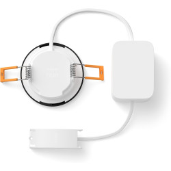 Philips Hue Spot Encastrable Fin, Plafonnier LED Encastré, 1000 lm, 90 mm, Fin, Spectre Complet 1000 K-20000 K, Gradation Ultra 