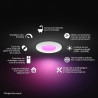 Philips Hue Spot Encastrable Fin, Plafonnier LED Encastré, 1000 lm, 90 mm, Fin, Spectre Complet 1000 K-20000 K, Gradation Ultra 