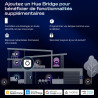 Philips Hue Spot Encastrable Fin, Plafonnier LED Encastré, 1000 lm, 90 mm, Fin, Spectre Complet 1000 K-20000 K, Gradation Ultra 