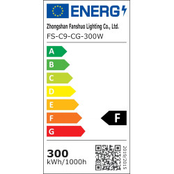 Projecteur LED Extérieur 300W 1 Pièce, 30000LM Spot LED Exterieur | 6500K Blanc Froid Brillant Projecteur Exterieur, IP67 Étanch