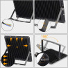Projecteur LED Extérieur 100W 2 Pièce, 10000LM Spot LED Exterieur | 6500K Blanc Froid Brillant Projecteur Exterieur, IP67 Étanch