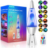 Lampe a Lave LED 17 Changement de Couleur avec Télécommande. Lampes à mouvement liquide pour Enfants Adultes. Lampe d'ambiance o