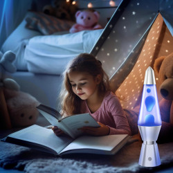 Lampe a Lave LED 17 Changement de Couleur avec Télécommande. Lampes à mouvement liquide pour Enfants Adultes. Lampe d'ambiance o