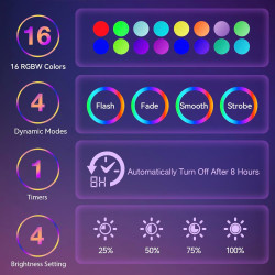 Lampe a Lave LED 17 Changement de Couleur avec Télécommande. Lampes à mouvement liquide pour Enfants Adultes. Lampe d'ambiance o