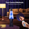 Lampe a Lave LED 17 Changement de Couleur avec Télécommande. Lampes à mouvement liquide pour Enfants Adultes. Lampe d'ambiance o