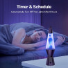 Lampe a Lave LED 17 Changement de Couleur avec Télécommande. Lampes à mouvement liquide pour Enfants Adultes. Lampe d'ambiance o