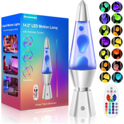 Lampe a Lave LED 17 Changement de Couleur avec Télécommande. Lampes à mouvement liquide pour Enfants Adultes. Lampe d'ambiance o