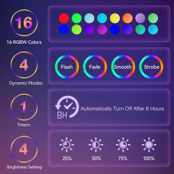 Lampe a Lave LED 17 Changement de Couleur avec Télécommande. Lampes à mouvement liquide pour Enfants Adultes. Lampe d'ambiance o