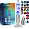 Lampe a Lave XXL LED 17 Couleurs avec Télécommande. Lampes à mouvement liquide pour Enfants Adultes. Veilleuse personnalisée Cad