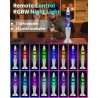 Lampe a Lave XXL LED 17 Couleurs avec Télécommande. Lampes à mouvement liquide pour Enfants Adultes. Veilleuse personnalisée Cad