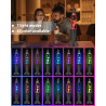 Lampe à Lave Noir LED 17 Changements de Couleur avec Télécommande, 34 cm | Mouvement Liquide, Pour Enfants Adultes, Veilleuse Pe