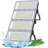 Projecteur LED Extérieur 400W, 4 en 1 40000LM 6500K Spot Exterieur | IP67 Imperméable Luminaire Exterieur, 85-265V Lampe LED Ext
