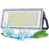 Projecteur LED Extérieur 100W, 10000LM 6500K Spot LED Extérieur | IP67 Imperméable Luminaire Exterieur, 85-265V Lampe LED Exteri