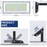 Projecteur LED Extérieur 100W, 10000LM 6500K Spot LED Extérieur | IP67 Imperméable Luminaire Exterieur, 85-265V Lampe LED Exteri